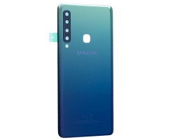 Hátlap Samsung Galaxy A9 (2018) SM-A920 ragasztóval akkufedél (kamera plexi) kék